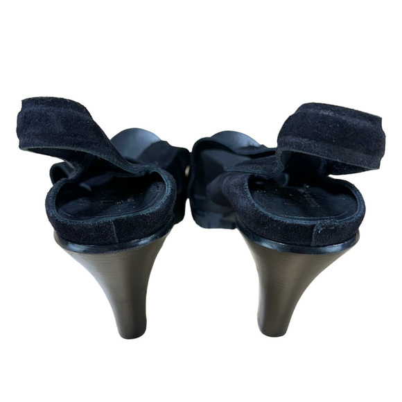 Pedro Garcia Yuval Slingback Sandal in Black Castoro Women's Size 41.5 (US 11.5) - Picture 3 of 9